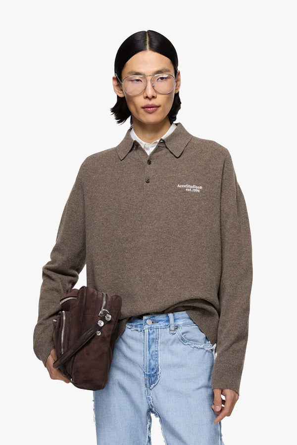 Wool Knit Polo