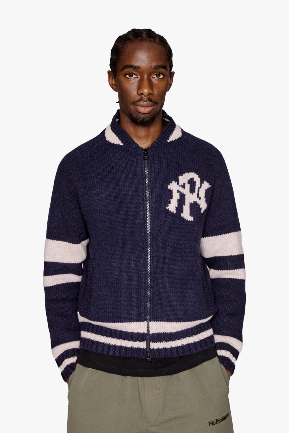 Nyp Varsity Zip Sweater