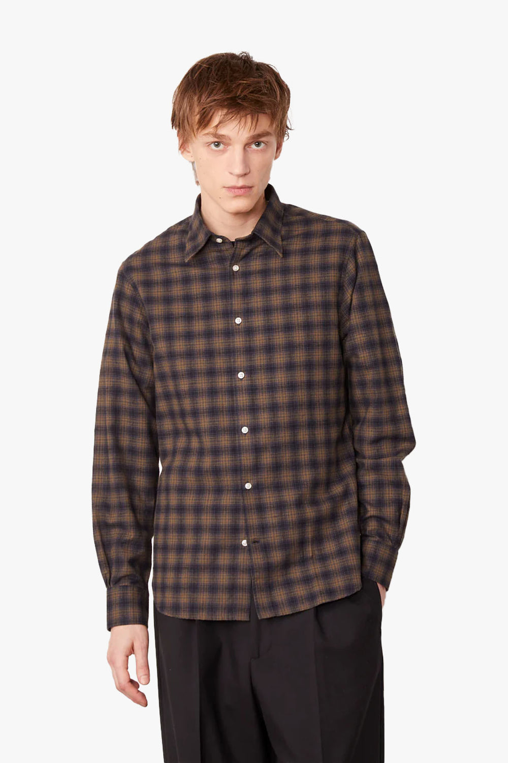 Giacomo Brushed Checked Shirt