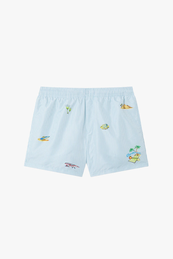 PRINTED SWIM SHORTS