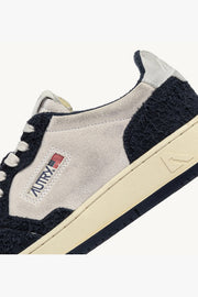 Medalist Low Hairy Suede Sneakers