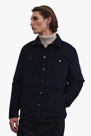 Corduroy Padded Overshirt