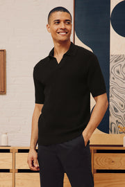 Rino Chain Stitch Knitted Polo