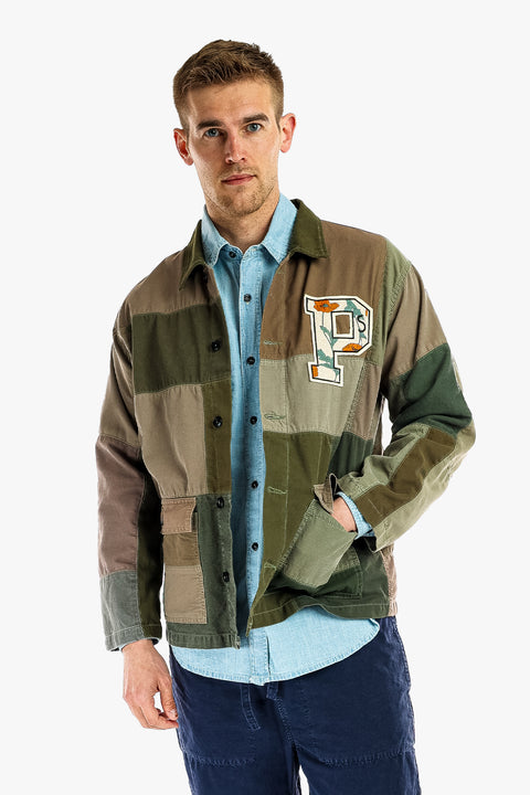 P'S Vintage Military Patch Overshirt