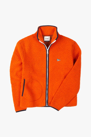 Boucle Wool Zip Fleece Jacket