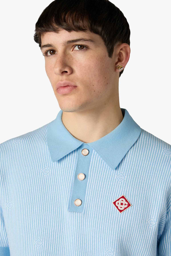 PINSTRIPE POLO SHIRT