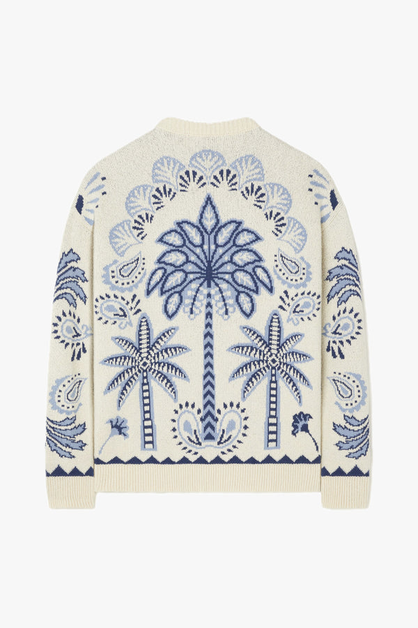WILD WONDER FOULARD SWEATER