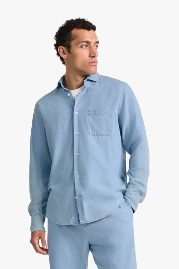 Emilio Cotton Denim Twill Shirt