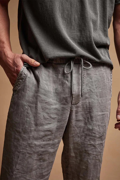 Relaxed Fit Linen Trousers