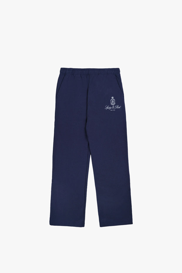 Vendome Embroidered Straight Leg Sweatpant