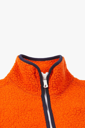 Boucle Wool Zip Fleece Jacket