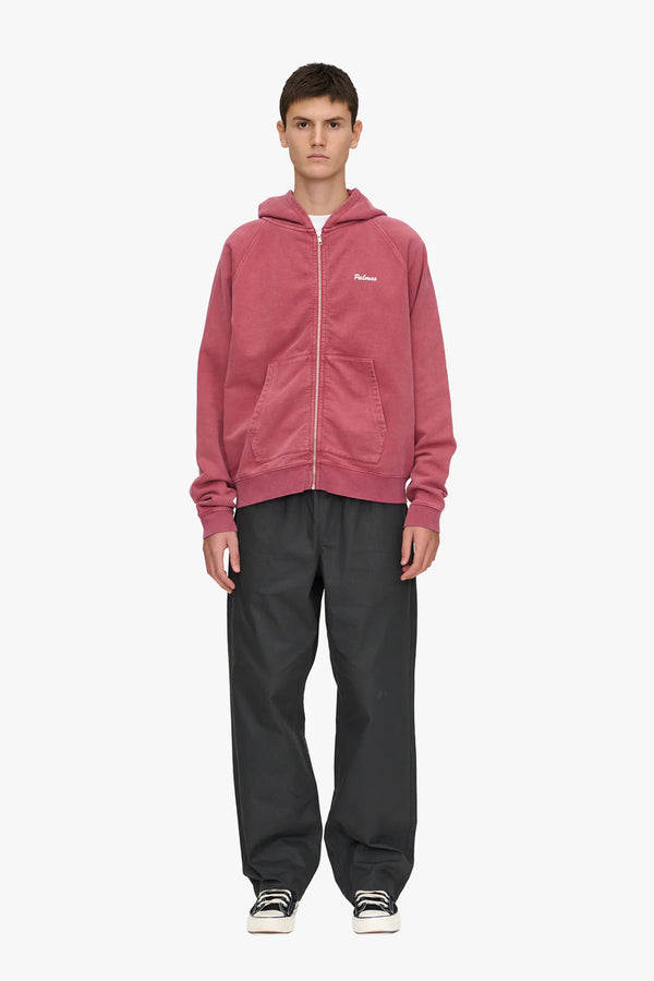 Logo Zip Hooded Sweatshirt