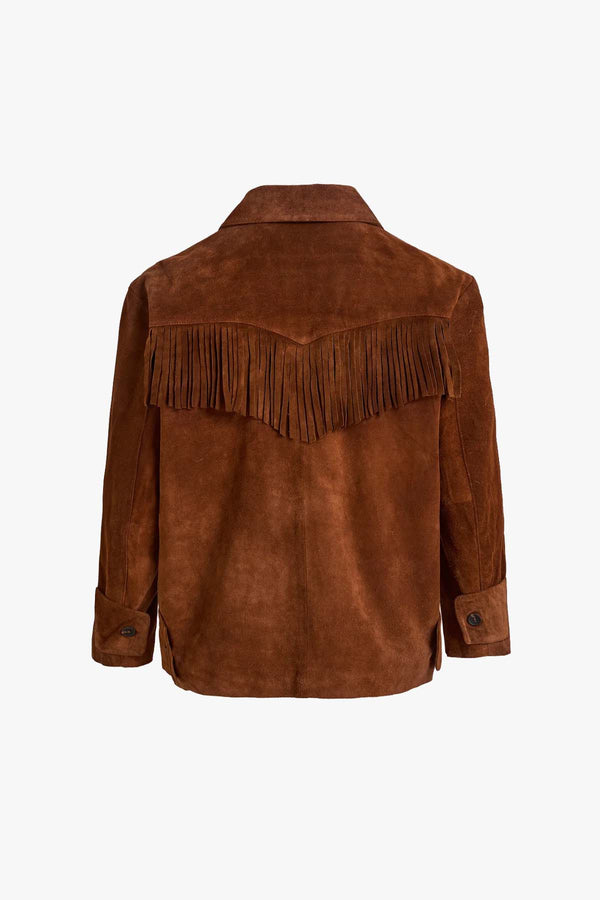 Western Suede Fringe Jacket