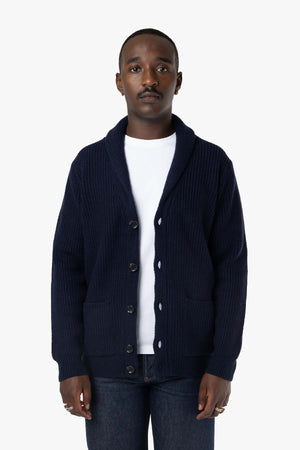 Lambswool Shawl Collar Cardigan