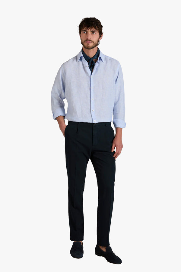 Pinstripe Linen Shirt