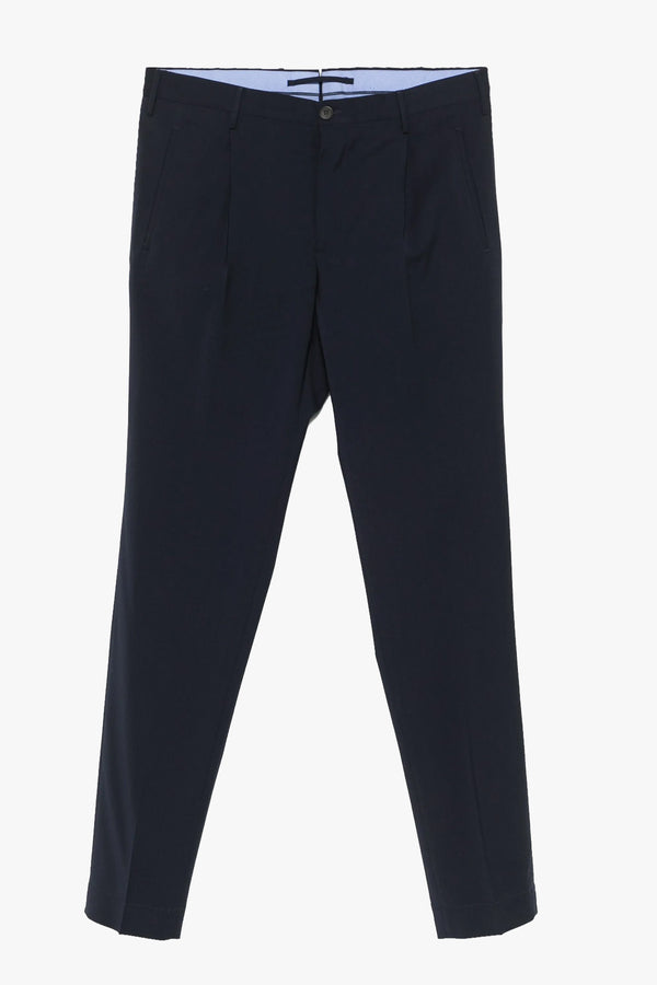 Tapered Fit Wool Trousers