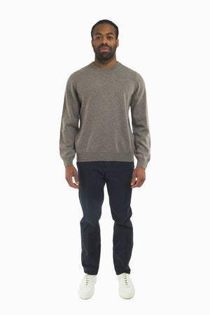Wool Cashmere Crewneck Sweater