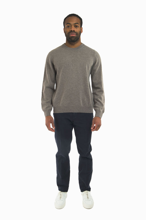 Wool Cashmere Crewneck Sweater