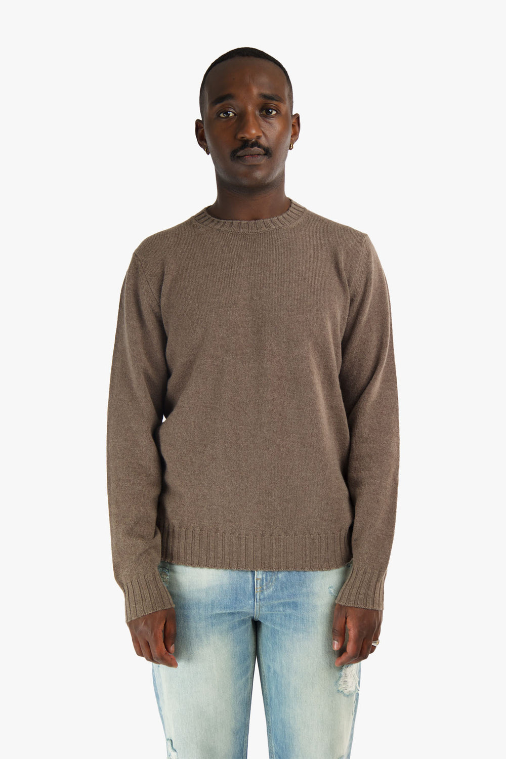 Crewneck Wool Cashmere