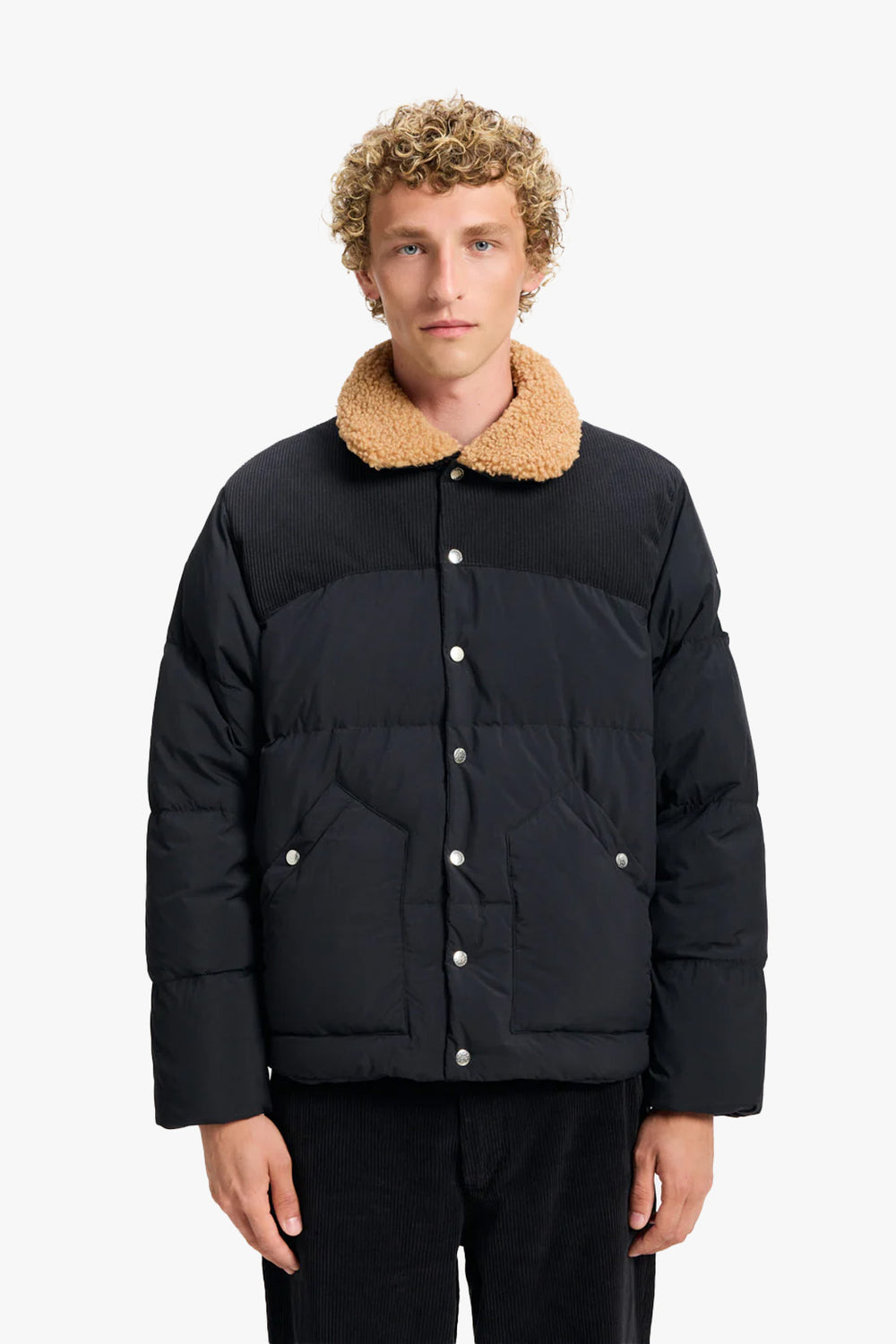 Retro Fiery Down Jacket