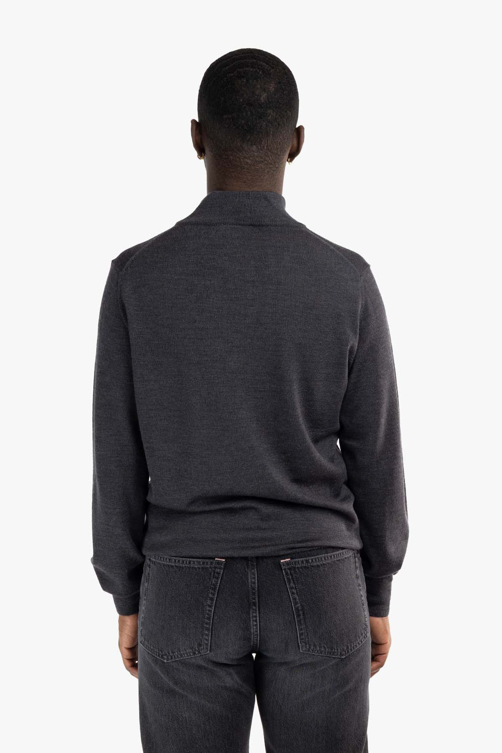 Half-zip Mock Neck