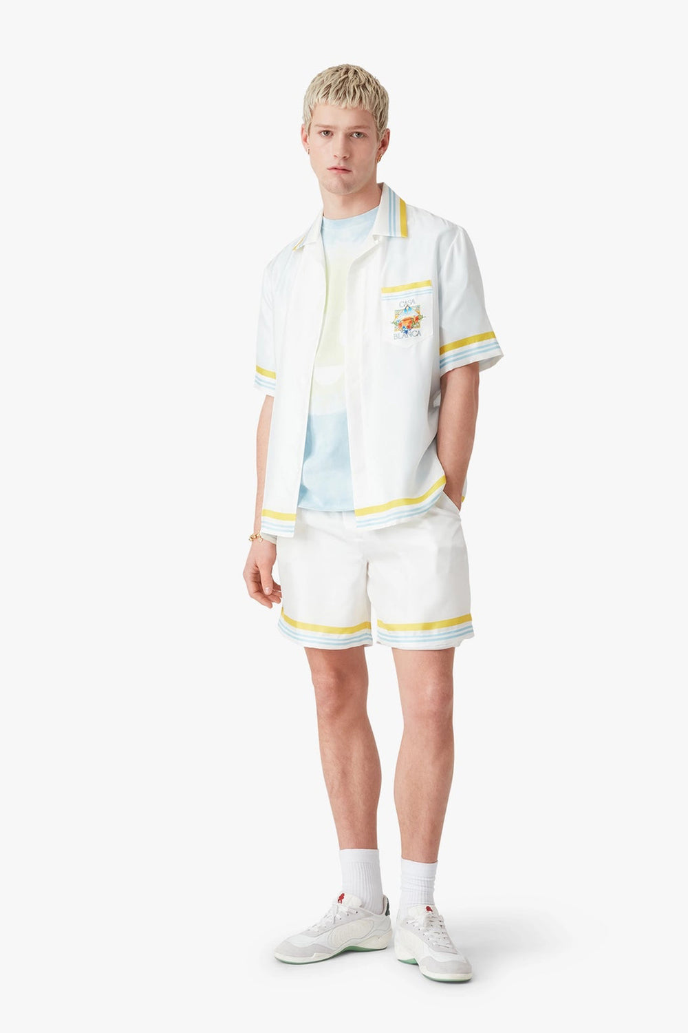 Flower Court Silk Shirt