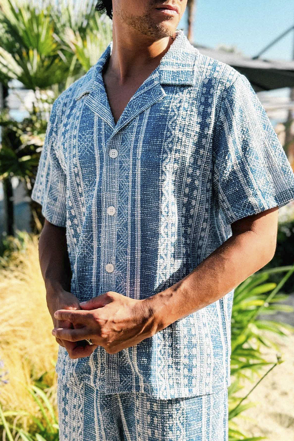 Encinitas Textured Shirt