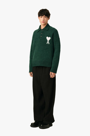 AMI DE COEUR ALPACA POLO SWEATER