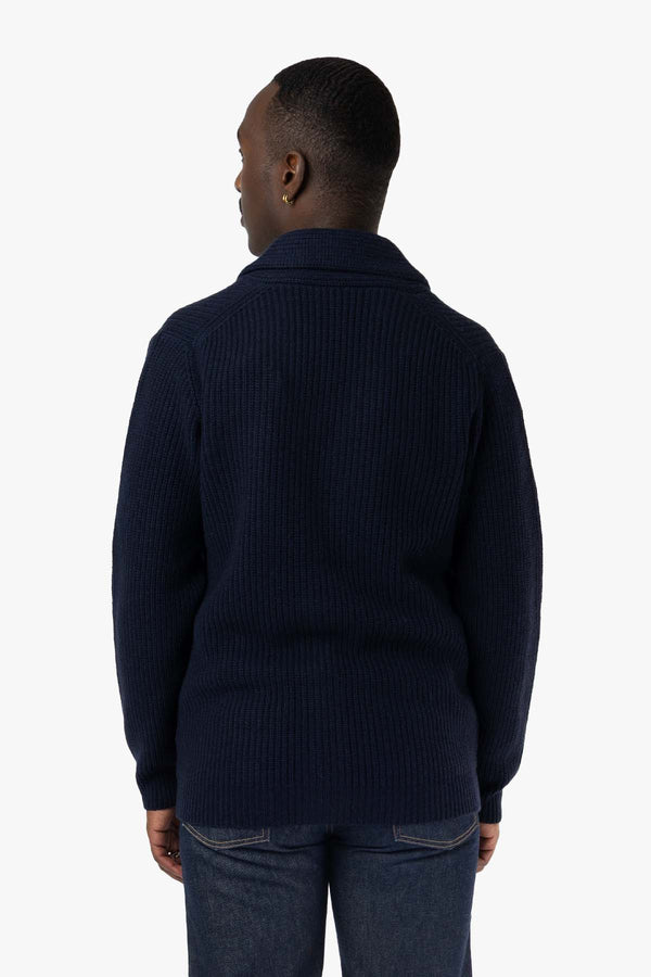 Lambswool Shawl Collar Cardigan