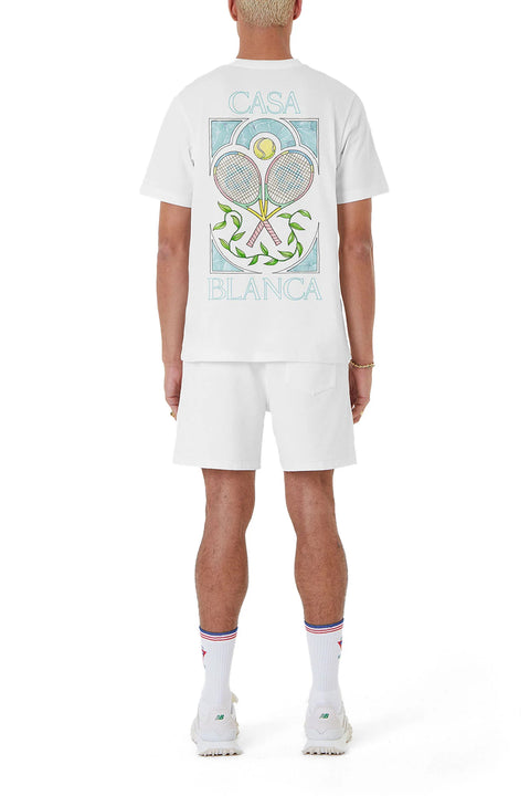 TENNIS PASTELLE PRINTED T-SHIRT