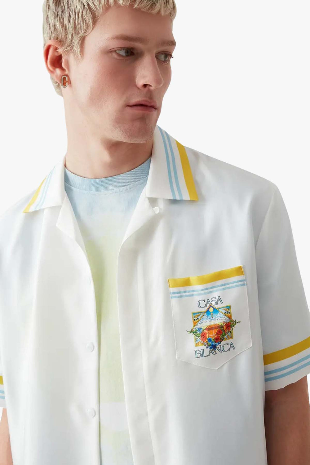 Flower Court Silk Shirt