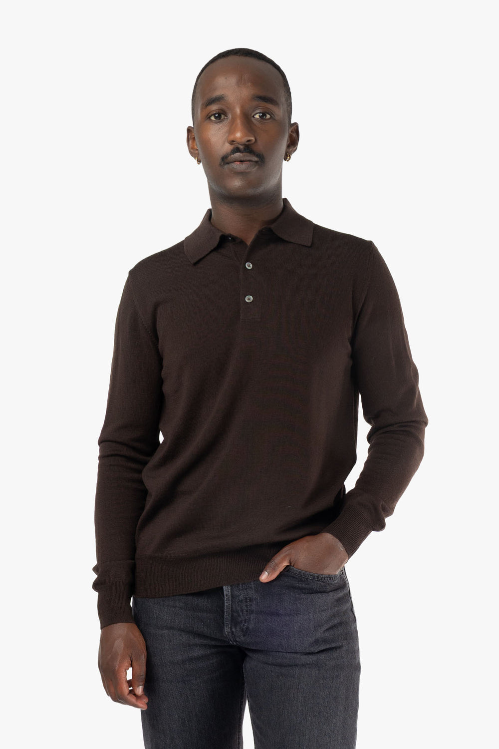 Polo shirt long sleeve