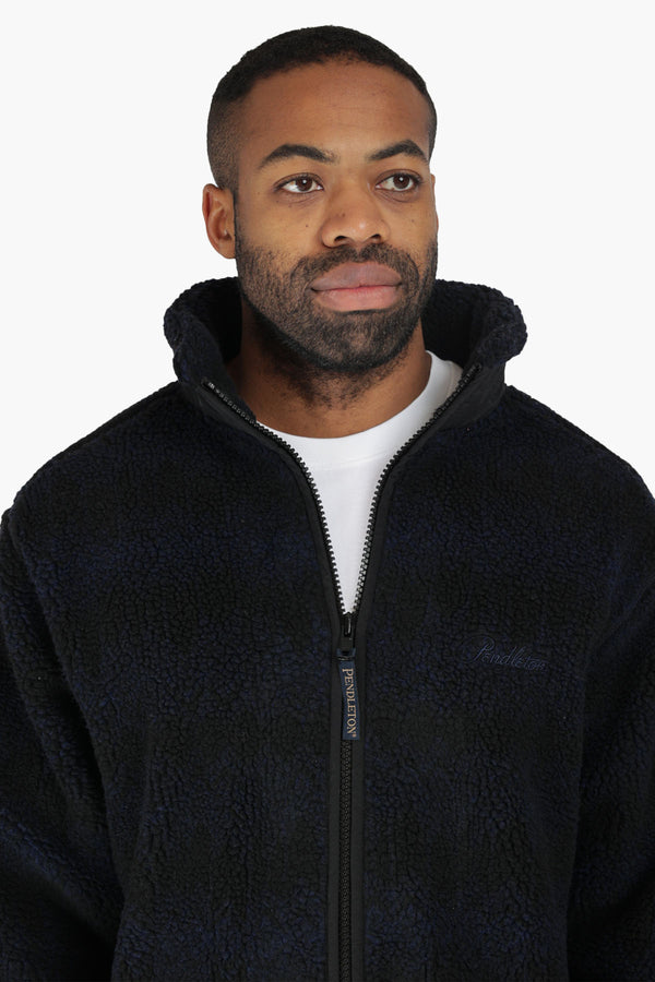 Jacquard Full Zip Fleece