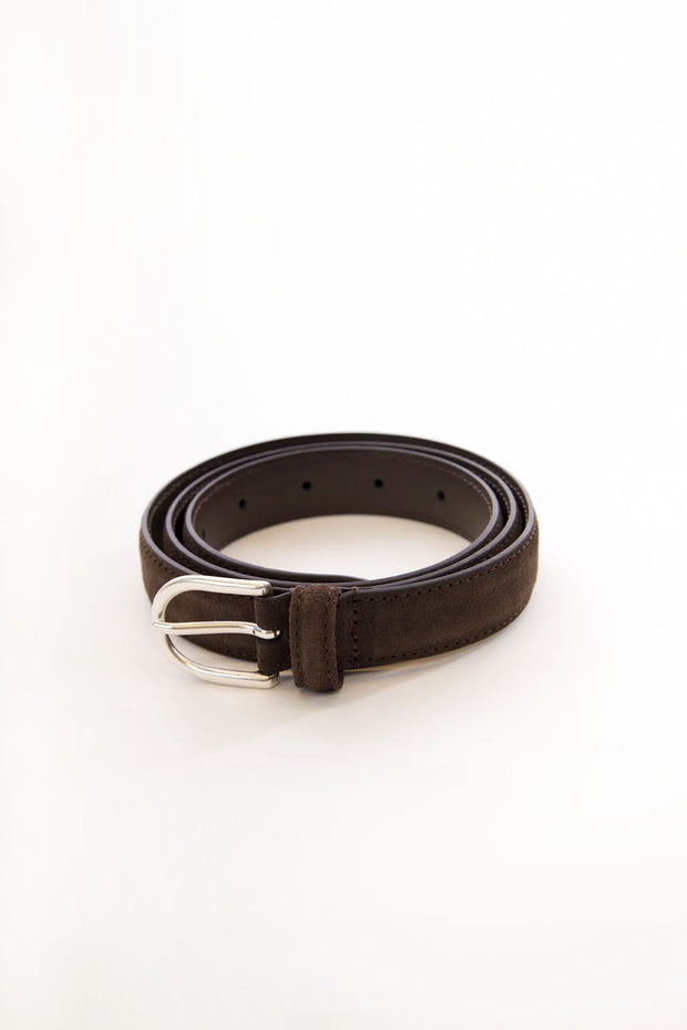 Buckle Suede Leather Belt