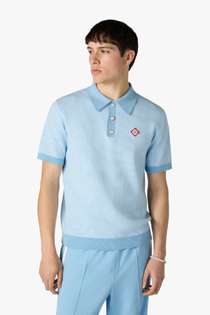 PINSTRIPE POLO SHIRT
