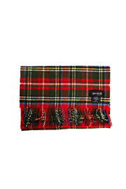 Red Stewart Lambswool Scarf