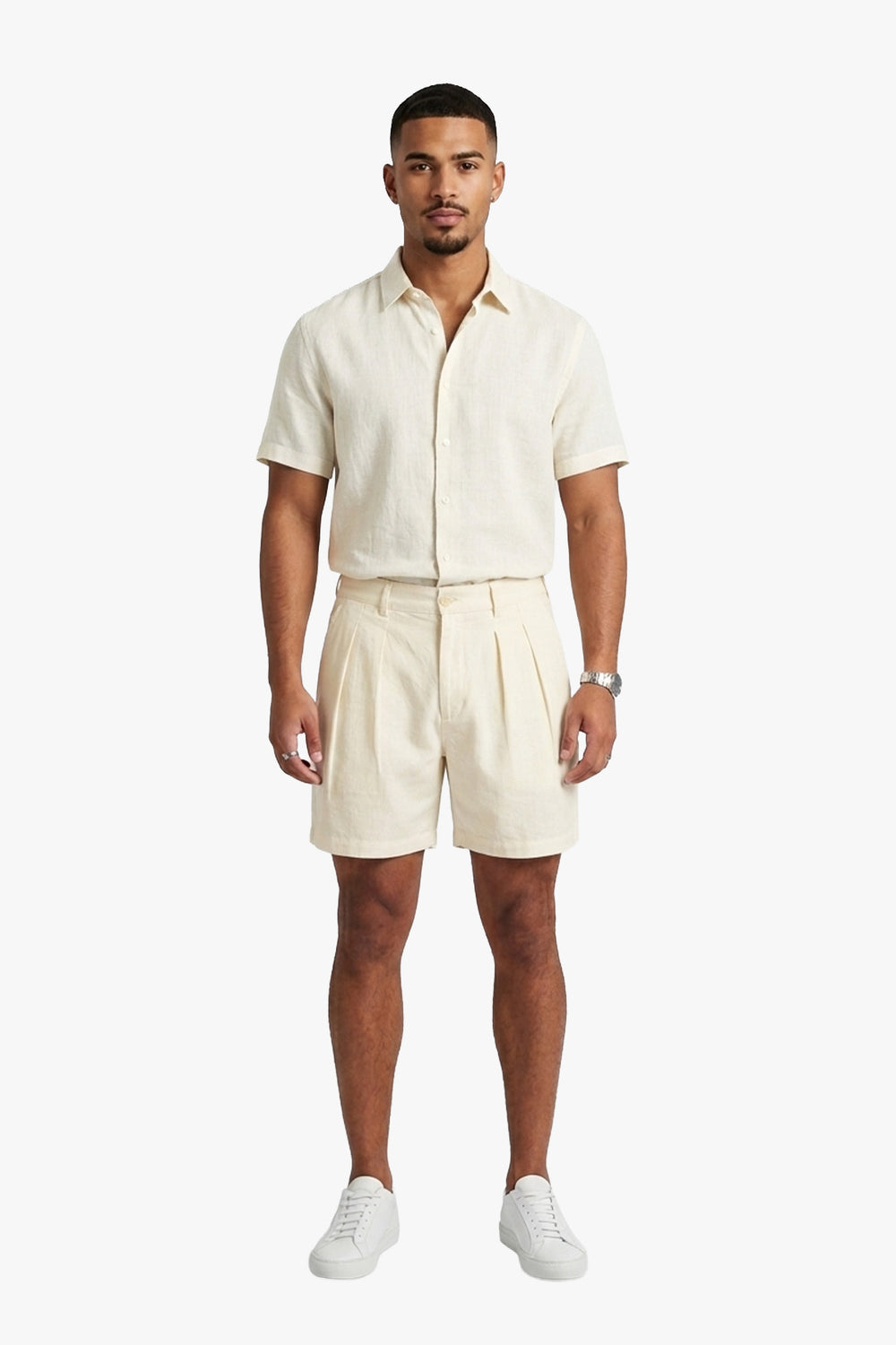 Lapa Relaxed Pleated Shorts
