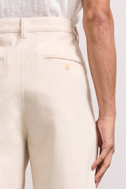 Aldo Cotton Pleat Trousers