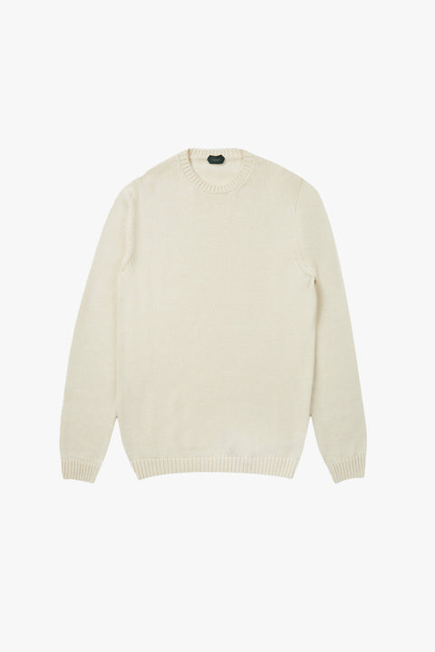 Knitted Cotton Crewneck