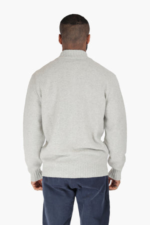 Heavy Full Zip Wool/Cashmere Sweater