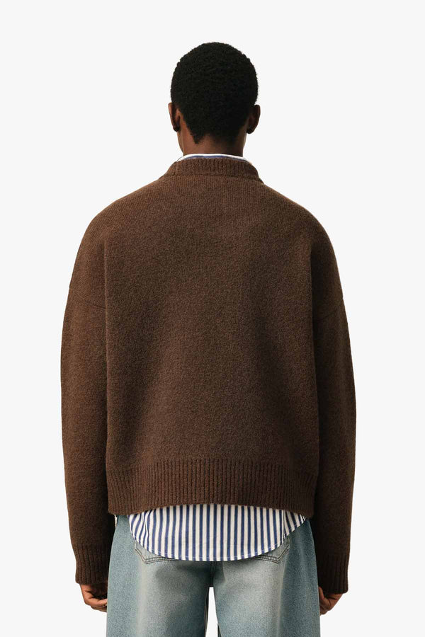 AMI DE COEUR ALPACA POLO SWEATER
