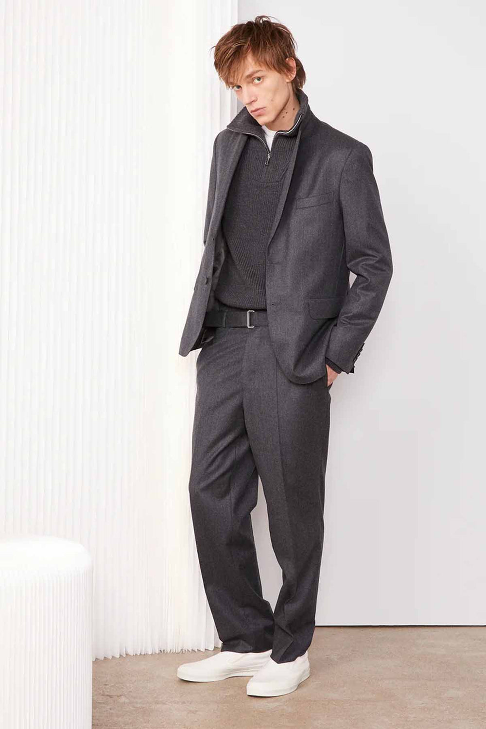 Hoche Worsted Wool Trousers