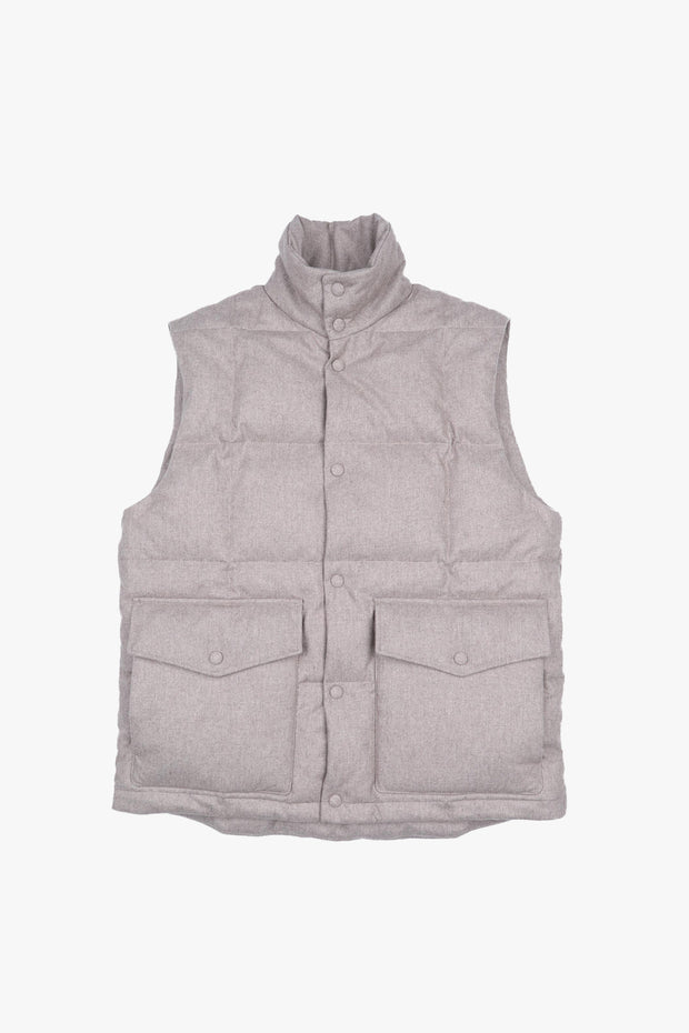 Padded Cashmere Vest