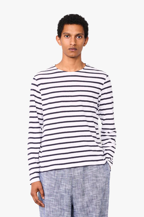 Mariniere Stripe Linen Longsleeve