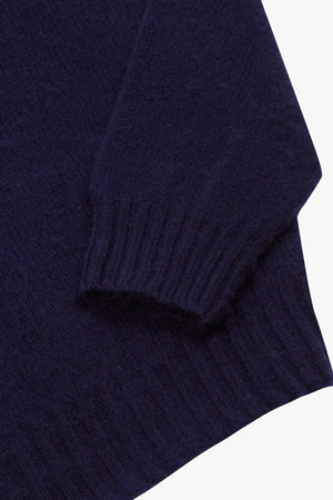 BRUSHED SHETLAND CREWNECK