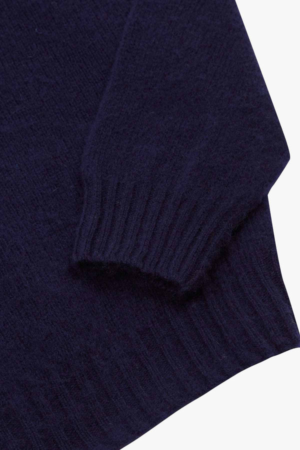 BRUSHED SHETLAND CREWNECK