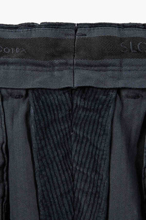 Tapered fit corduroy trousers