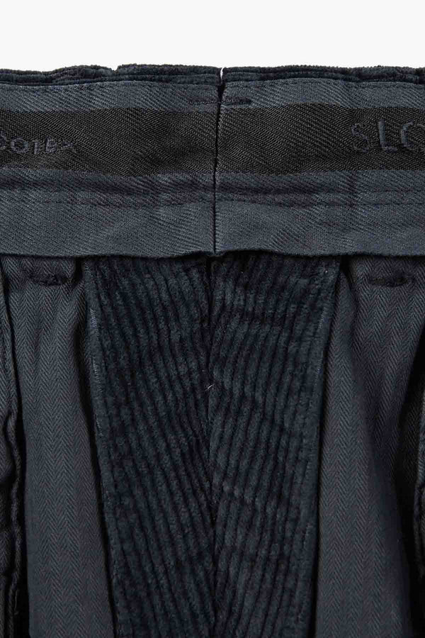Tapered fit corduroy trousers