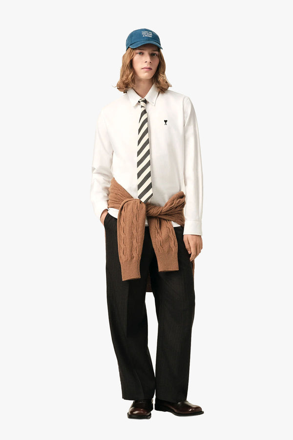 BOXY FIT BUTTON DOWN OXFORD SHIRT