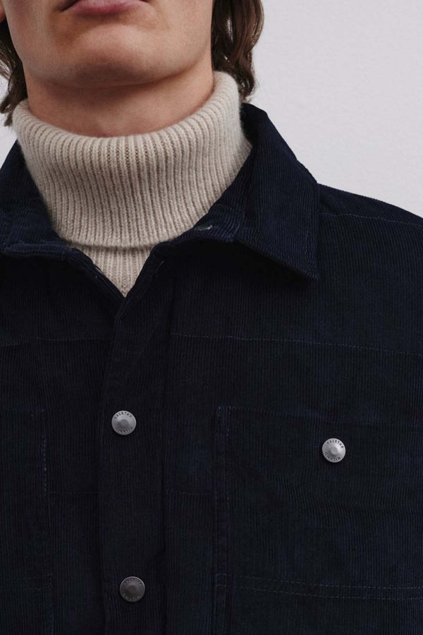 Corduroy Padded Overshirt